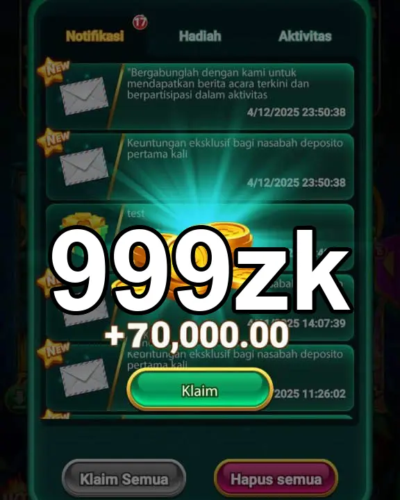 999zk Masuk