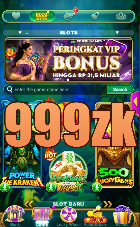 999zk Tangkapan Layar Resmi APK